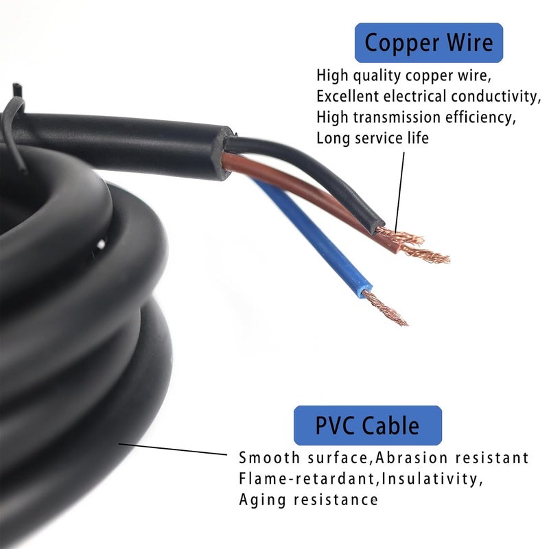 Mamfous Float Switch, 220V 16A Waterproof Tethered Float Switch & Liquid Level Controller with Cable for Water Tank, Sump Pump, Septic Tank, Pool, Pond, Aquarium(32.8ft(10M)) - Image 4
